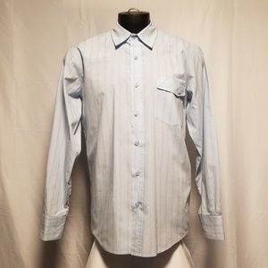 Anchor Blue long sleeve casual shirt large